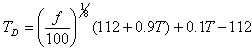 Dew point equation