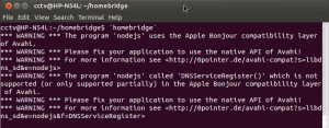 Homebridge Warnings