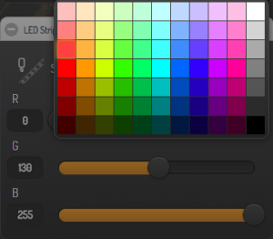 ED Strip SmartVisu Colour Picker